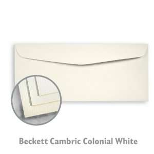    Beckett Cambric Colonial White Envelope   500/Box