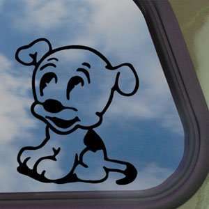  Betty Boop Black Decal Pudgy Dog Car Truck Window Sticker 