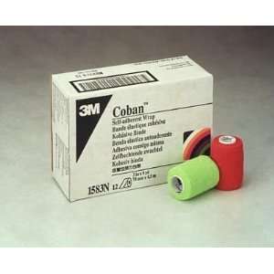  3M Coban, Self Adherent Wrap   Neon Assortment Pack 3X5 