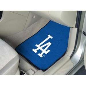   MLB   Los Angeles Dodgers 2 Piece Front Car Mats: Home & Kitchen