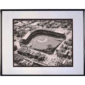  Wrigley Field Aerial   Black & White Before the Lights 