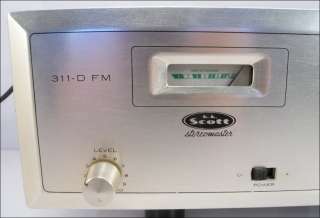 Scott 311D Mono Tube FM Tuner, 1960, Great Sound, Very Sensitive 