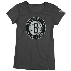  Brooklyn Nets adidas Womens Secondary Logo T Shirt 