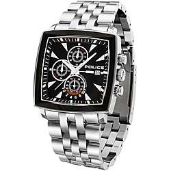 Police Mens Chronograph Patrol Stainless Steel Watch  Overstock