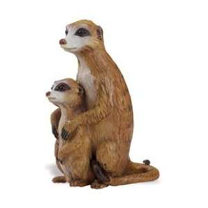  Safari 267029 Meerkat with Baby Animal Figure  Pack of 4 