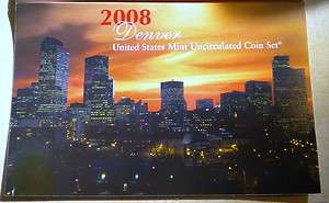 2008 DENVER MINT SET OF UNCIRCULATED COINS  