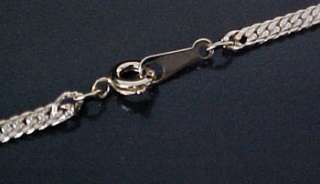 30 inch Double Herringbone 14k Gold gp Necklace CHAIN  