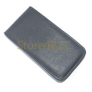 Wallet Leather cover Case 4 Apple iPhone 4G OS 4 black  