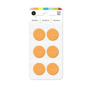   BasicGrey Notions 15mm Colored Buttons, Apricot Arts, Crafts & Sewing