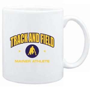 Mug White  Track & Field   Mainer Athlete  Usa States  