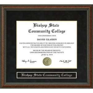  Bishop State Community College Diploma Frame Sports 