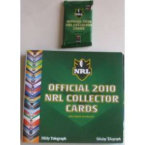 Australian NRL Collector Album Holds 240 Cards Plus 1 Card Pack of 15 
