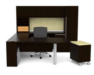 9pc U Shape Modern Executive Office Desk, #CH VER U1  