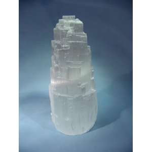  Morrocan Chatoyant Selenite Tower Lapidary Crystal Lamp 