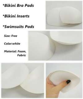 Bikini Pads Swimsuits Pads Foam Bra pads cotten Inserts  