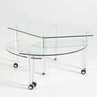  Shine Round Functional 3 tier Coffee Table