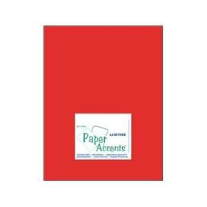  Paper Accents Cardstock 8.5x11 Smooth Scarlet  80lb 25 