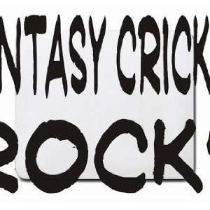  Fantasy Cricket Rocks Mousepad