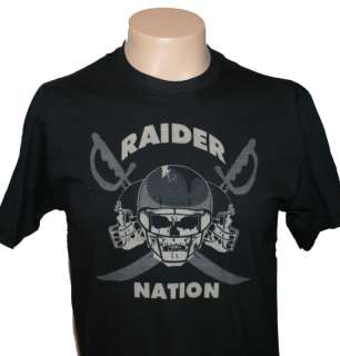 Raider Nation T Shirt 4 Oakland Fans All Sizes NEW  