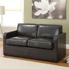 wildon home sofa with sleeper size color full chocolate microfiber