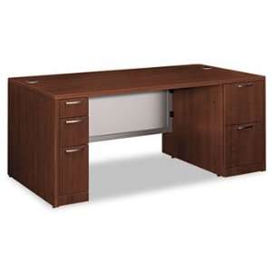 New HON 11899GFF   Attune Double Pedestal Desk, Frosted Mod Panel, 72w 