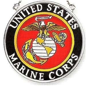   United States Marine Corps Logo, 3 1/2 Inch Circle: Home & Kitchen