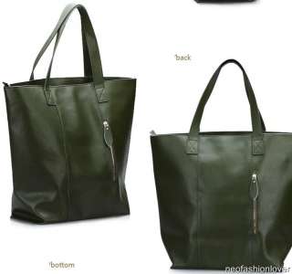 New Real Napa Calfskin Leather Simple OL Shoulder Tall Tote Bag 