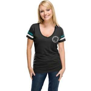  San Jose Sharks Womens Black Post Season T Shirt: Sports 
