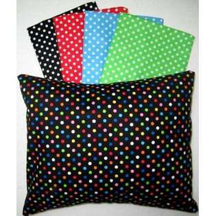 SheetWorld Crib / Toddler Pillow Case   Cotton Percale   Primary Polka 