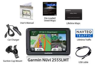 Garmin Nuvi 2555LMT 5 Automotive GPS Vehicle Navigation System 