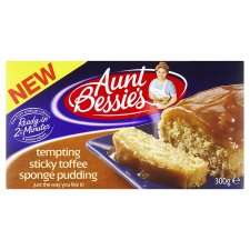 Aunt Bessie Sticky Toffee Sponge Pudding 300G   Groceries   Tesco 