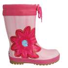 Nina Shoes Willow Pink Floral Rubber Rain Boots Little Girls 13M