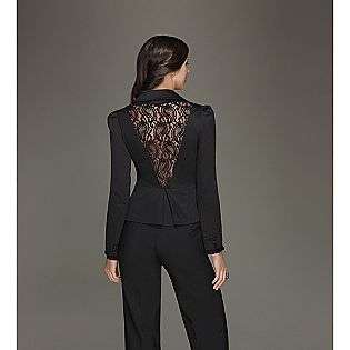 Womens Lace Back Blazer  Kardashian Kollection Clothing Womens 