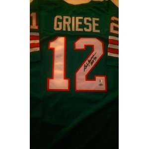  Bob Griese Signed Miami Dolphins Jersey: Everything Else
