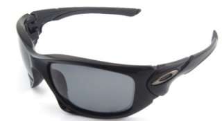 New Oakley Sunglasses Scalpel Polished Black w/Grey Polarized Asian 