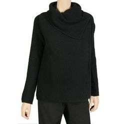 Lilo Maternity Wrap Sweater Black  Clothing Maternity Sweaters 