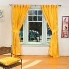   Sari Sheer curtains drapes (43 in. x 84 in.) with matching tiebacks