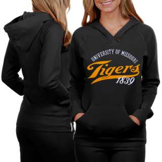   Tigers Ladies Black Far Out Pullover Hoodie Sweatshirt 
