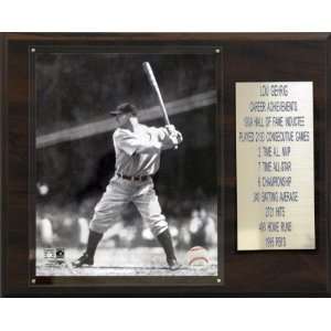  MLB Lou Gehrig New York Yankees Career Stat Plaque Sports 