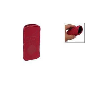  Gino Suede like Red Pouch Case Shield for Nokia N70 Electronics