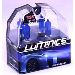    Luminics Pure Blue H10 42W Twin Pack Light Bulbs Automotive