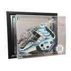 Caseworks Boston Bruins Goalie Mask Case Up Display Case, Mahogany