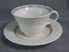 homer laughlin eggshell theme rose floral cup saucer expedited 