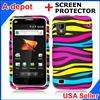   Warp N860 Boost Mobile Crystal Clear Hard Case Cover +Screen Protector