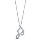  CZ Music Note Pendant   Jewelry Gift for Mothers Day, Anniversary