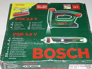 bosch ptk 3.6v cordless tacker nailer & screwdriver kit  
