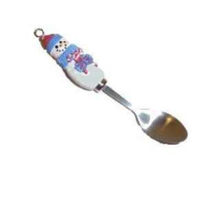  Metal Spoon with Plastic Snowman Handle Case Pack 144 