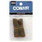 Conair® Styling Essentials Hair Pins, Brown, 100 pieces