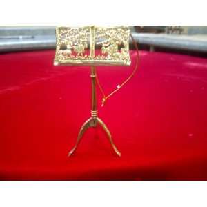 Gold Music Stand Christmas Ornament: Everything Else