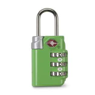 Smooth Trip TSA Approved 3 Dial Combination Lock   Color Neon Green 